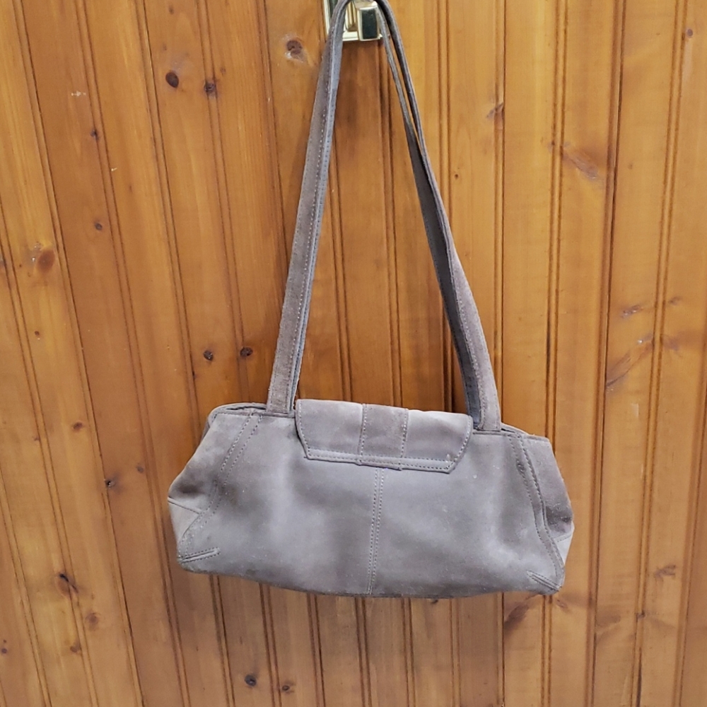 Ginger Michelle mushroom suede purse - Picture 2 of 4